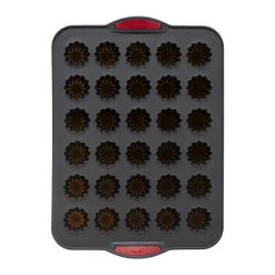 5five Moule 30 cannelés silicone- Noir,rouge