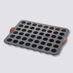 5five Moule 48 cannelés silicone- Noir,rouge