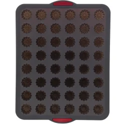 5five Moule 48 cannelés silicone- Noir,rouge