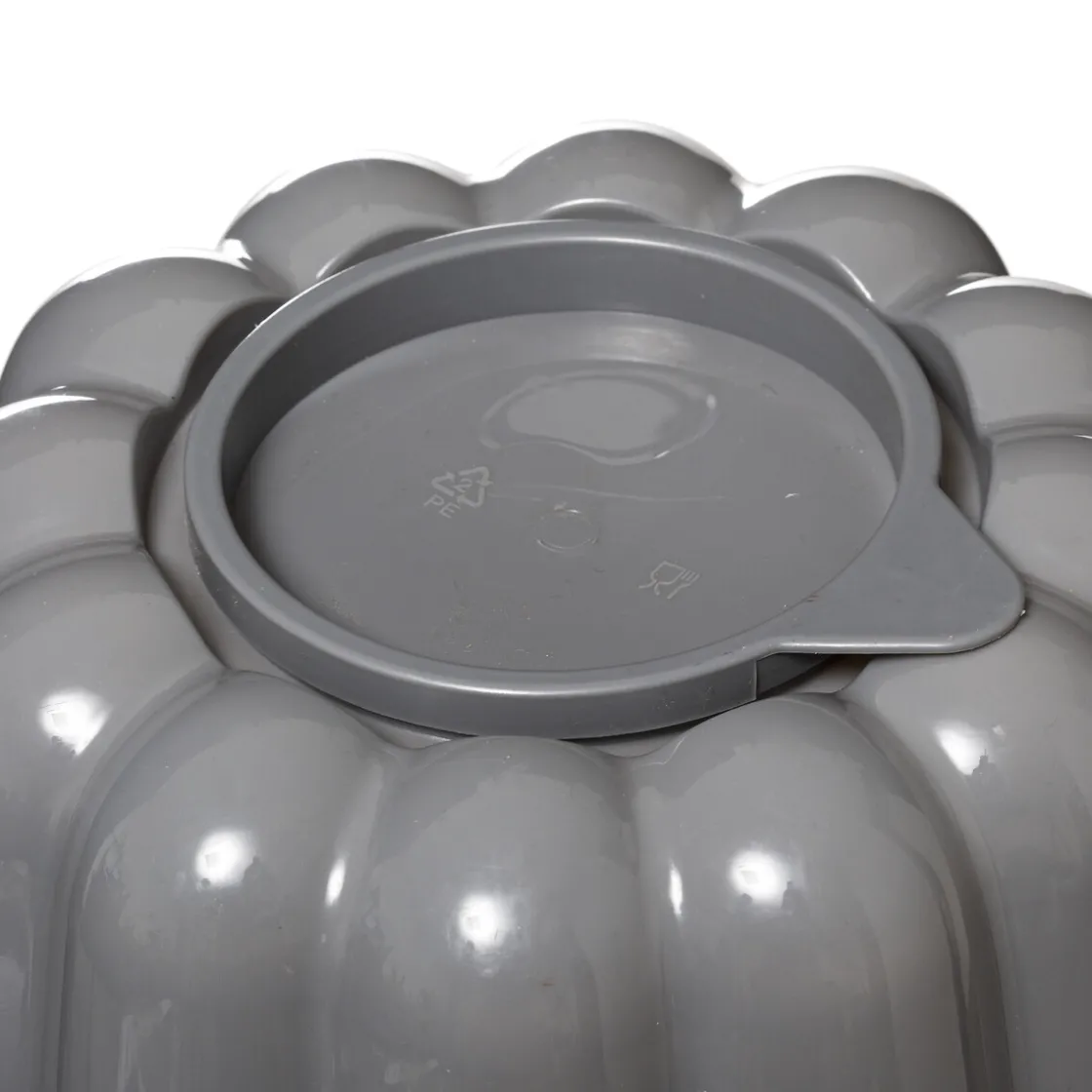 5five Moule à charlotte 21cm silicone, Gris