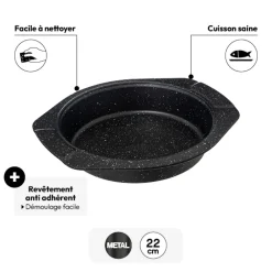 5five Moule à manqué en acier, 26cm