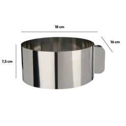 5five Moule à manqué extensible 30 cm, Inox