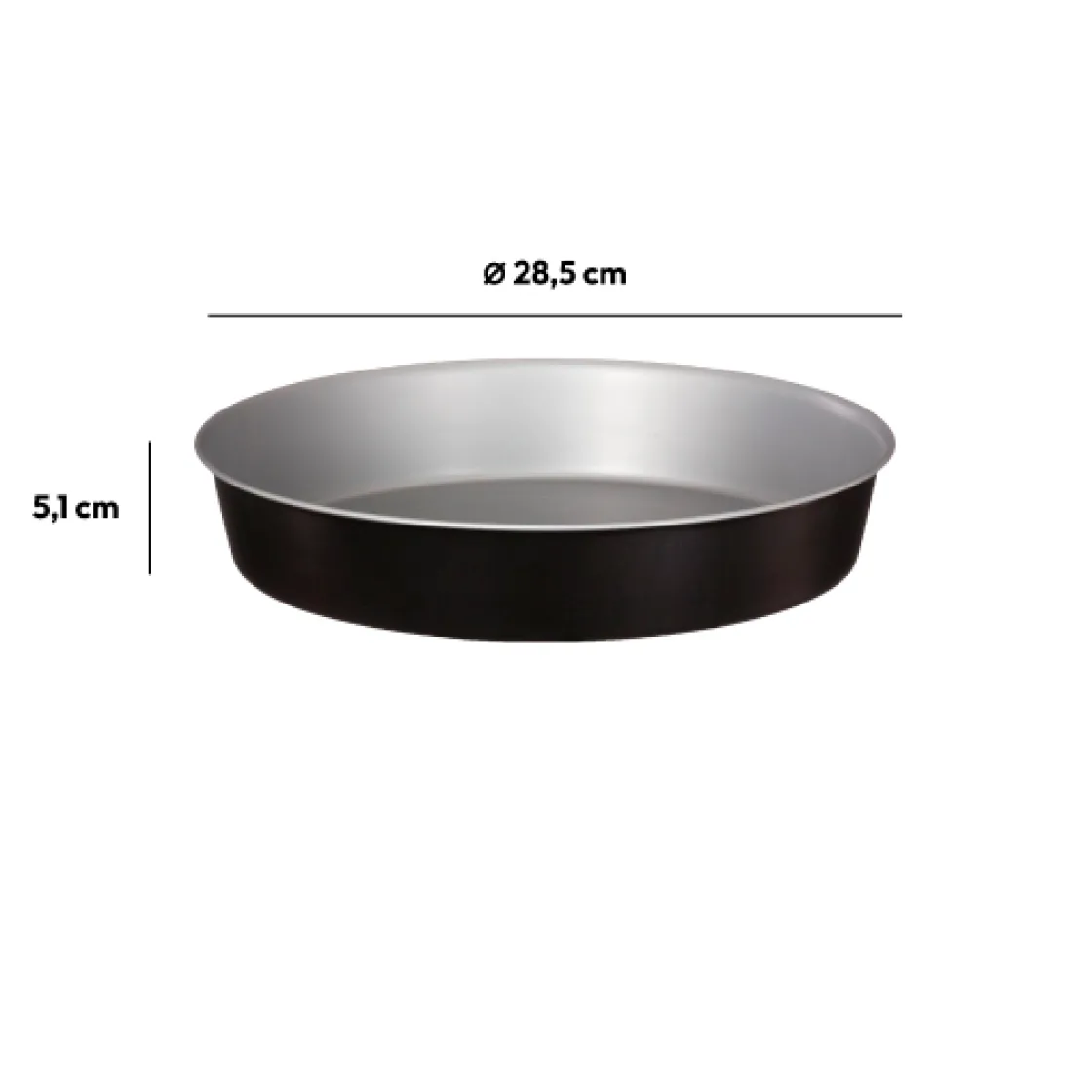 5five Moule à manqué métal 28cm