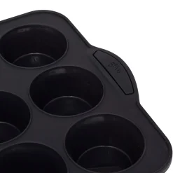 5five Moule 12 muffins silicone - Noir