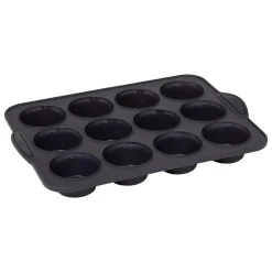 5five Moule 12 muffins silicone - Noir