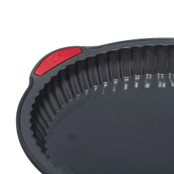 5five Moule à tarte 26cm silicone- Noir,rouge