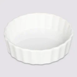 5five Moule à tartelette céramique 12,5cm, Blanc