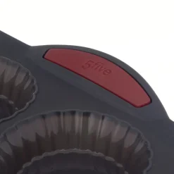 5five Moule 20 tartelettes silicone - Noir, rouge