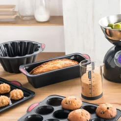 5five Moule Charlotte silicone- Noir,rouge