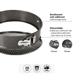 5five Moule rond démontable, 26cm