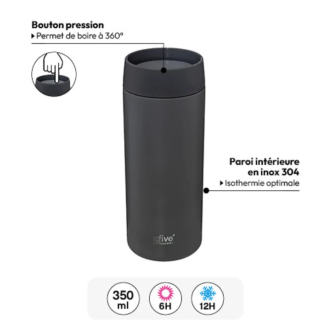 5five Mug isotherme 0,35L