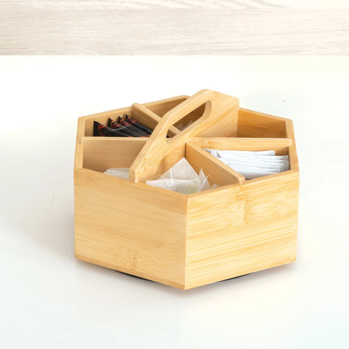 5five Organisateur à thé rotatif, Bambou