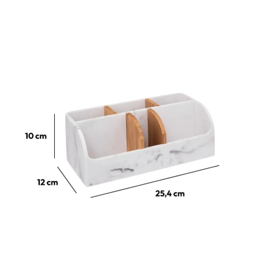 5five Organiseur 6 bacs, Effet marbre