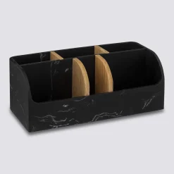 5five Organiseur 6 compartiments, Noir