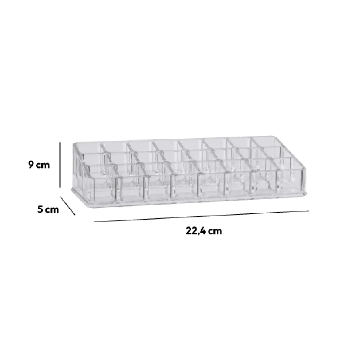 5five Organiseur 24 compartiments, Transparent
