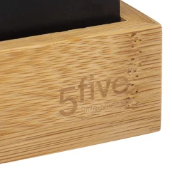 5five Organiseur amovible bambou, Noir