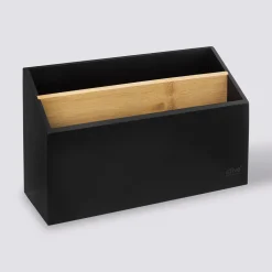 5five Organiseur bambou, Noir