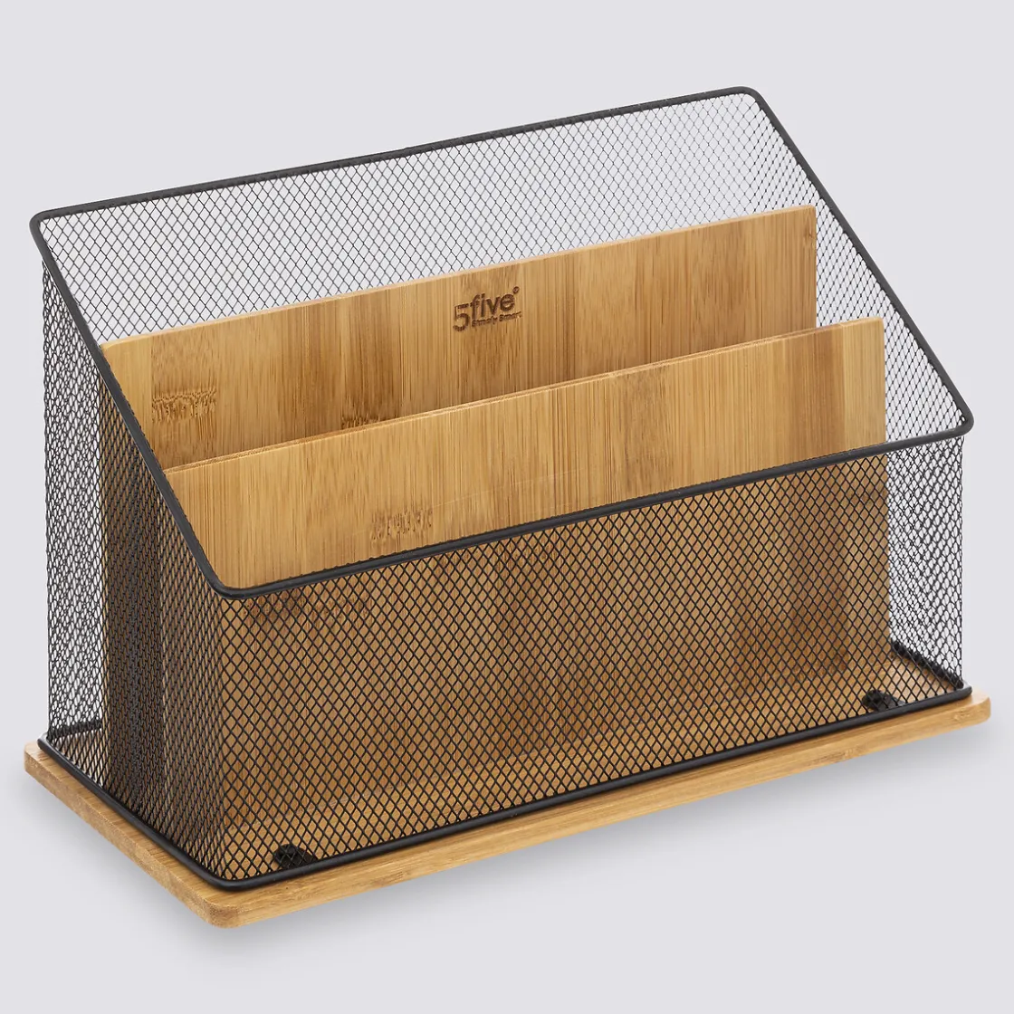 5five Organiseur de bureau - Bambou, noir