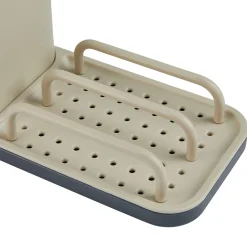 5five Organiseur d'évier 4en1, Beige