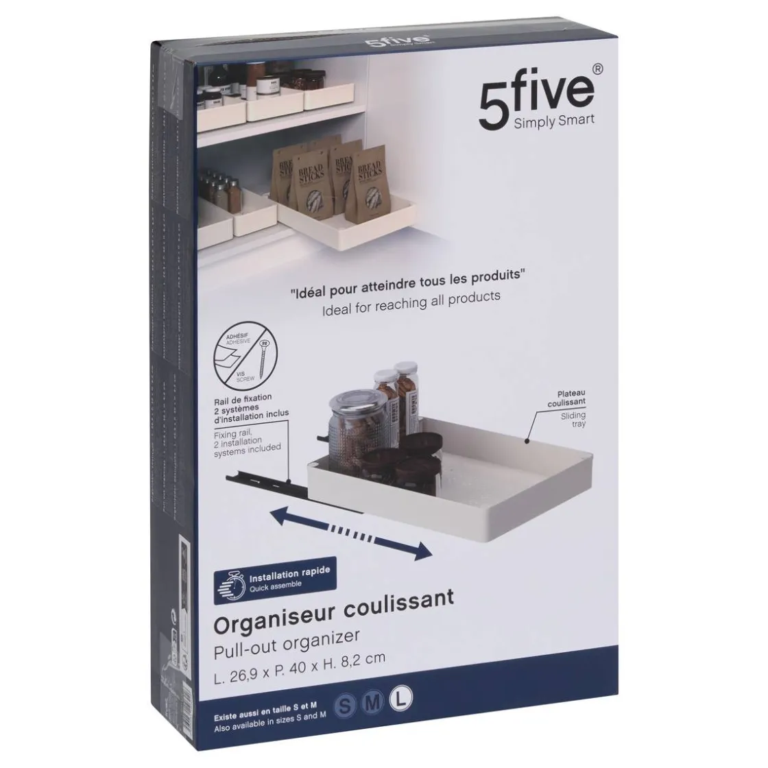 5five Organiseur, l.40 cm, Beige