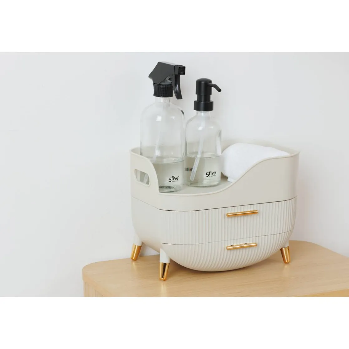 5five Organiseur, l.26 cm, Beige