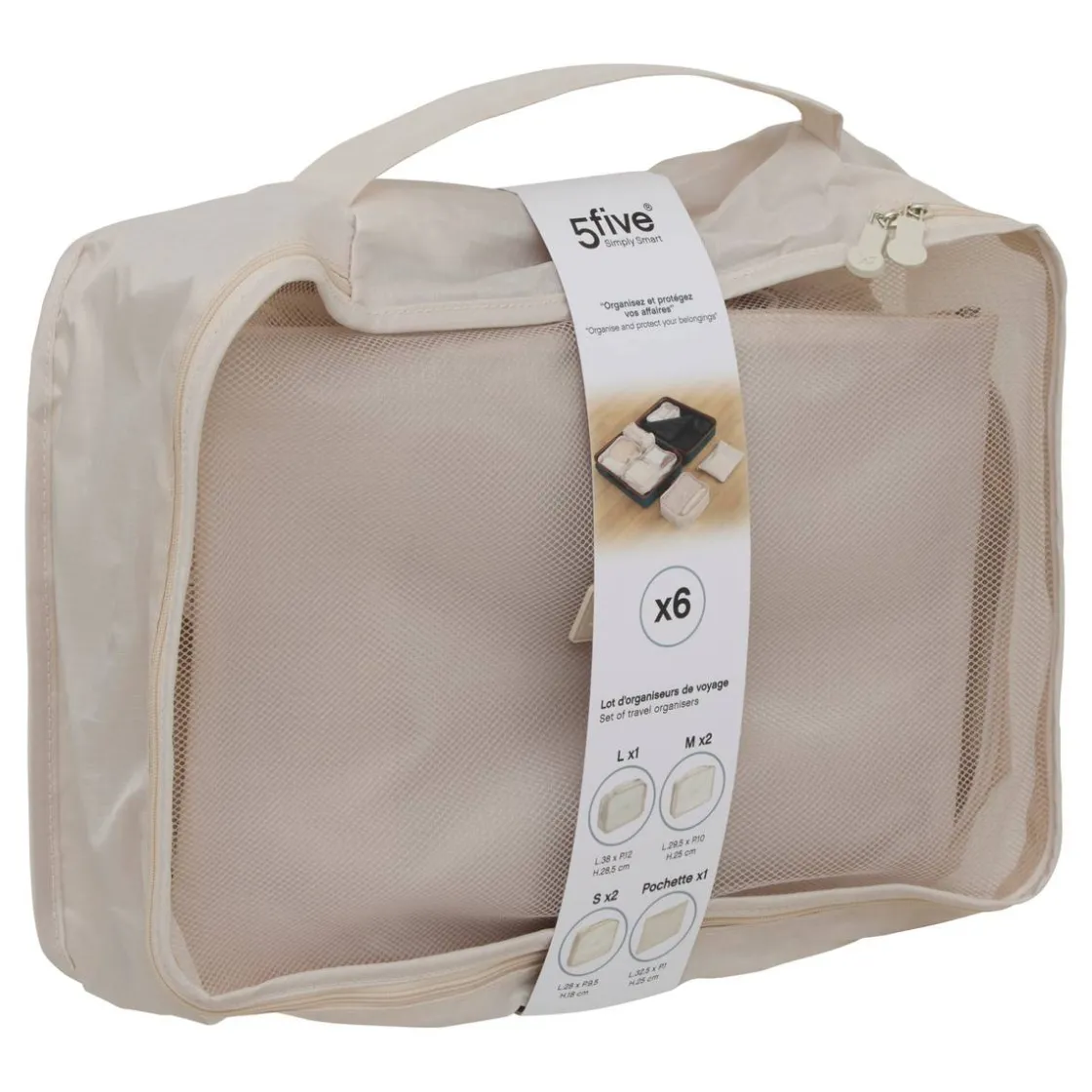 5five Organiseur, L.38 cm, Couleurs Assorties