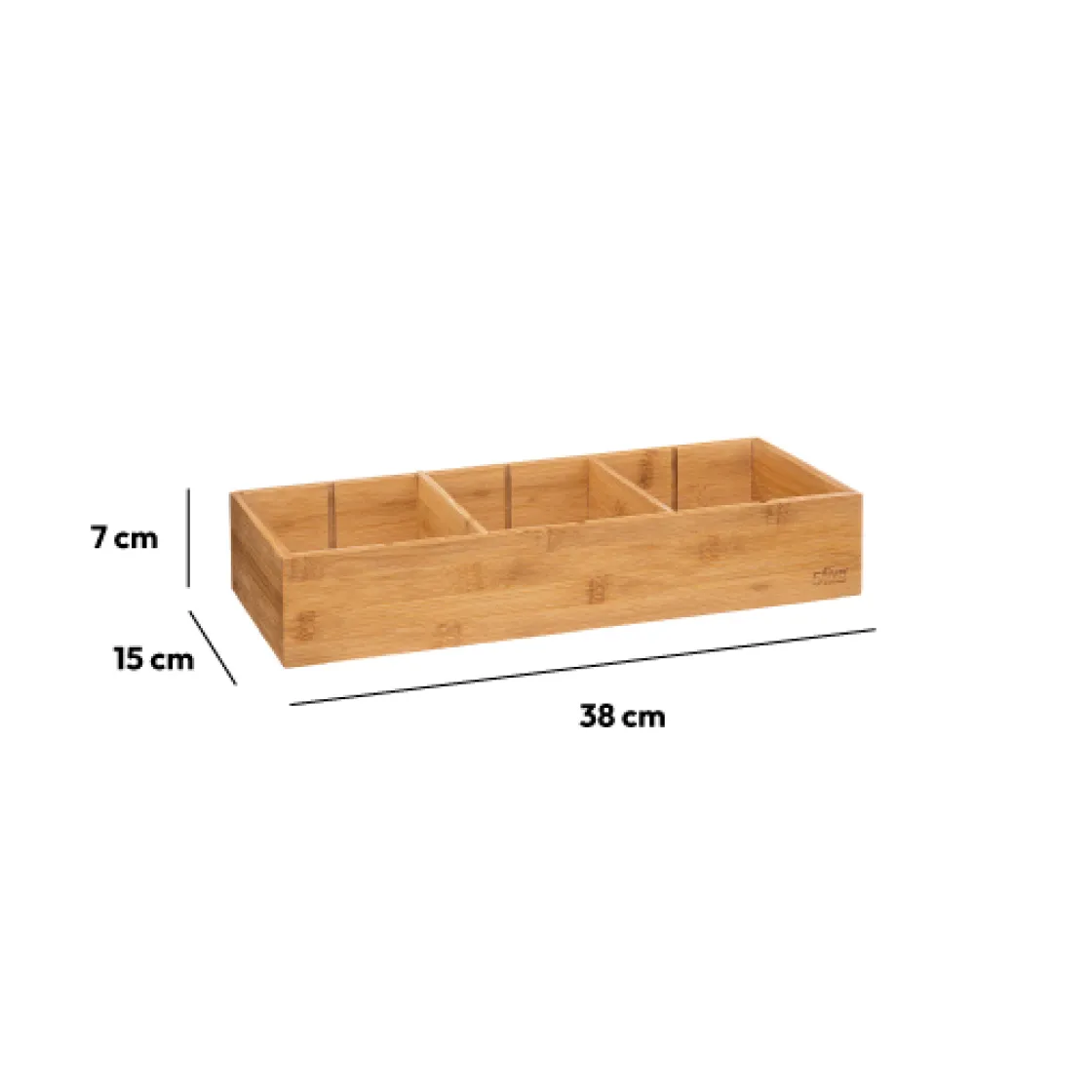 5five Organiseur modulable 3 bacs, 38x15cm