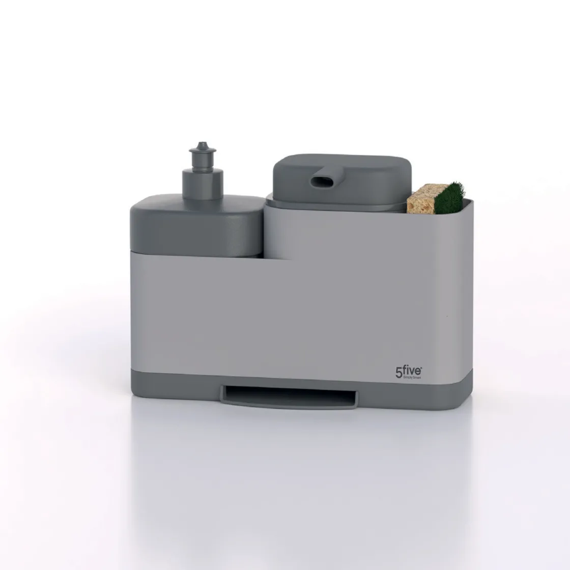 5five Organiseur évier avec distributeur, Gris