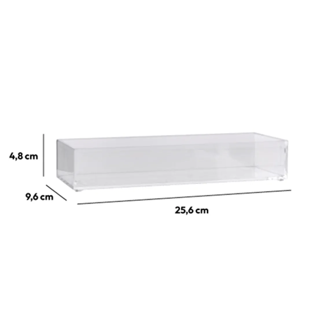 5five Organiseur 25,6x9,6cm - Transparent