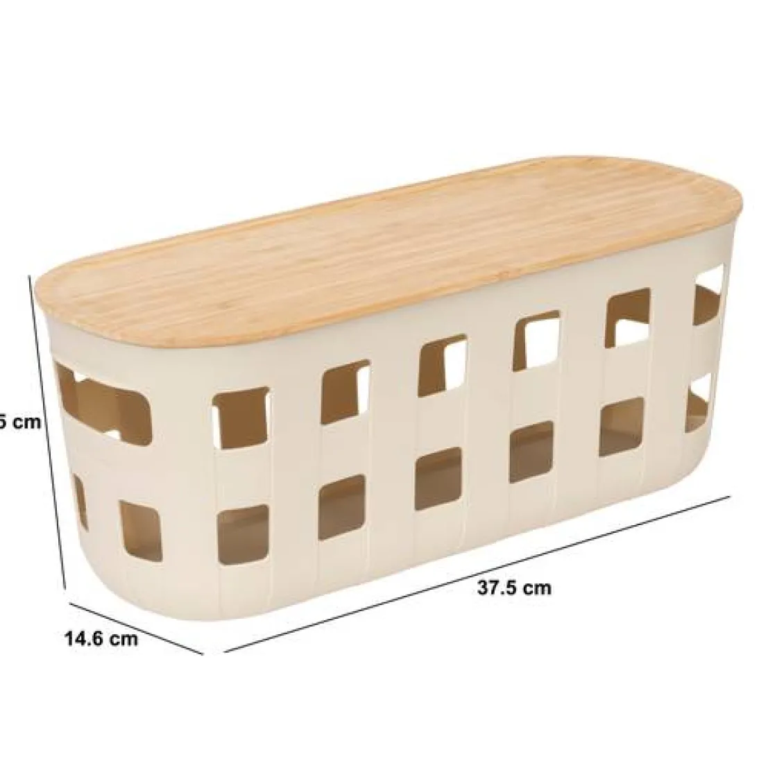 5five Panier à linge, 5 l, Argile