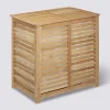 5five Panier à linge double 50L, Bambou