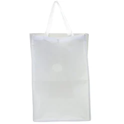 5five Panier à linge double 50L, Bambou