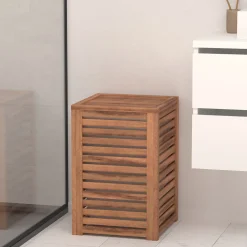 5five Panier à linge 65L, Acacia