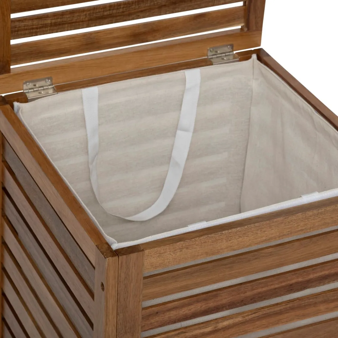 5five Panier à linge 65L, Acacia