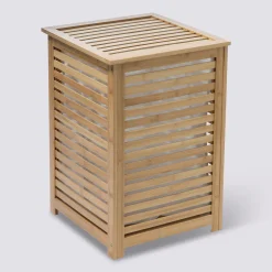 5five Panier à linge 65L, Bambou