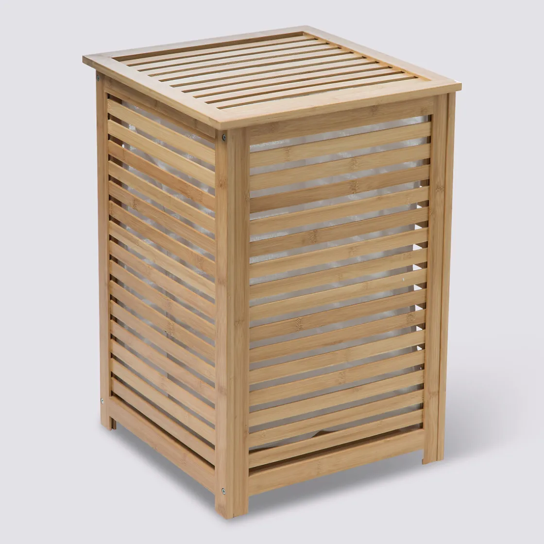 5five Panier à linge 65L, Bambou