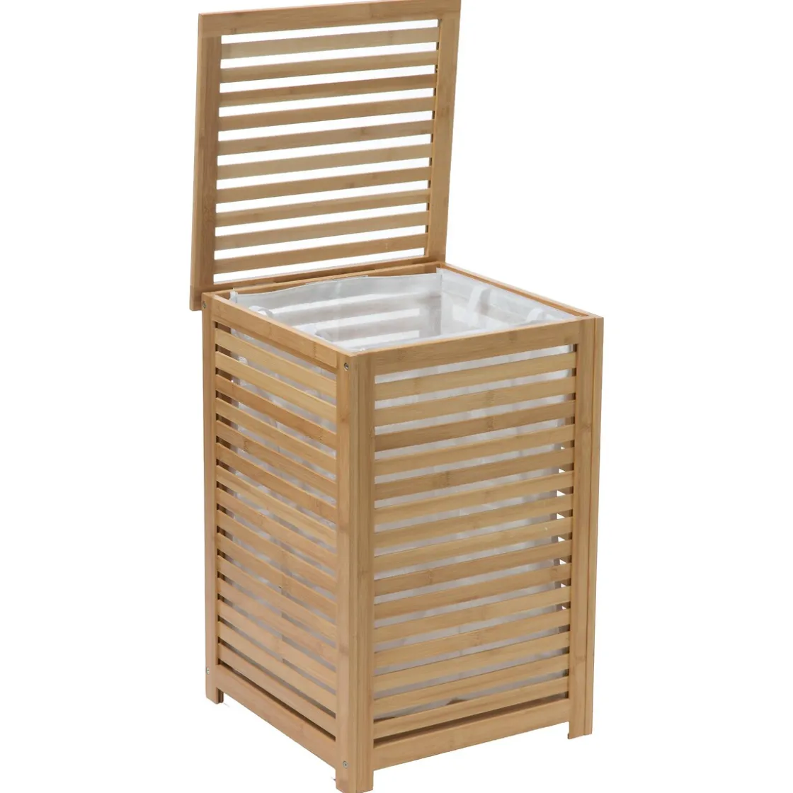 5five Panier à linge 65L, Bambou