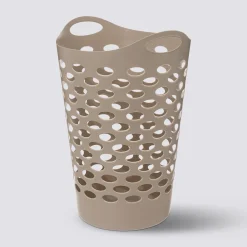 5five Panier à linge 60L, Beige