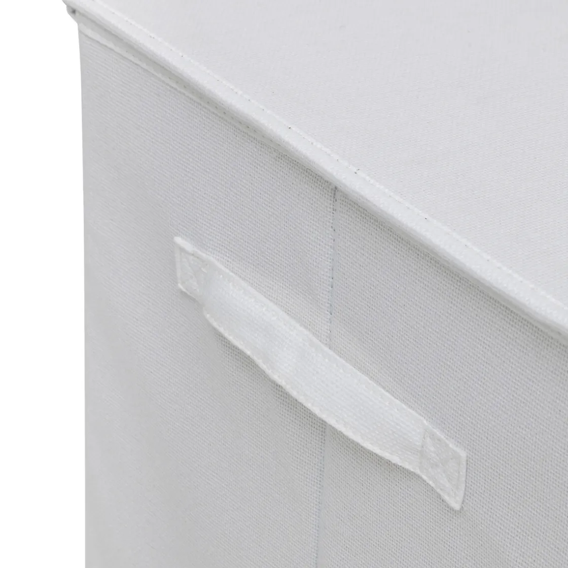 5five Panier à linge 74L, Blanc