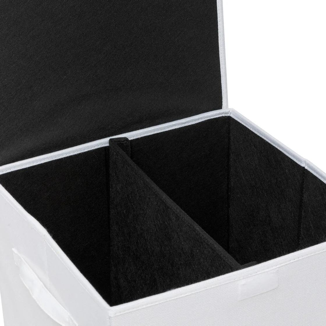 5five Panier à linge 74L, Blanc