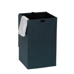 5five Panier à linge 74L, Bleu pétrole