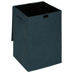 5five Panier à linge 74L, Bleu pétrole