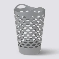 5five Panier à linge 60L, Gris