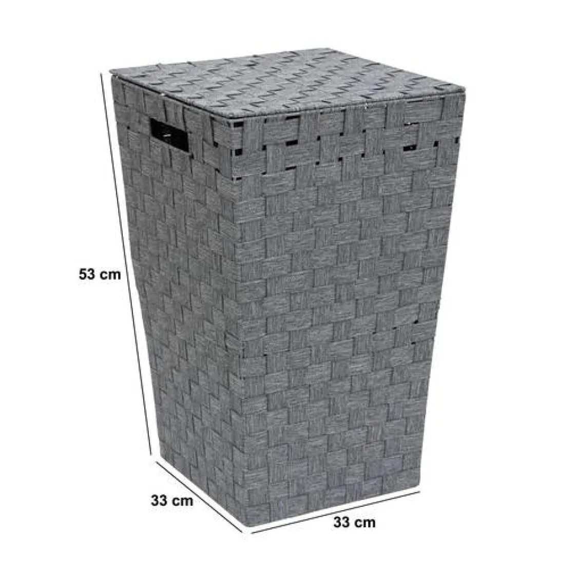 5five Panier à linge, 50l, Gris