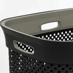 5five Panier à linge 45L, Gris