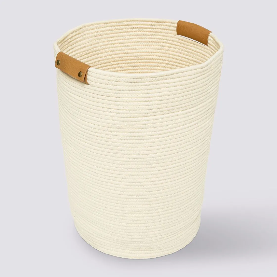 5five Panier à linge 80L, Ivoire