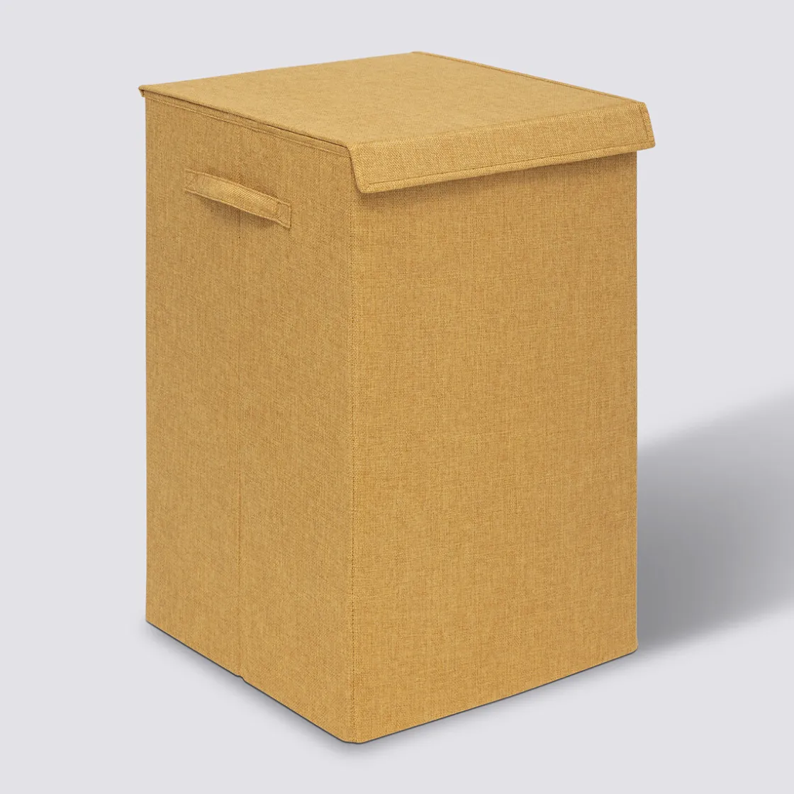 5five Panier à linge 74L, Jaune moutarde