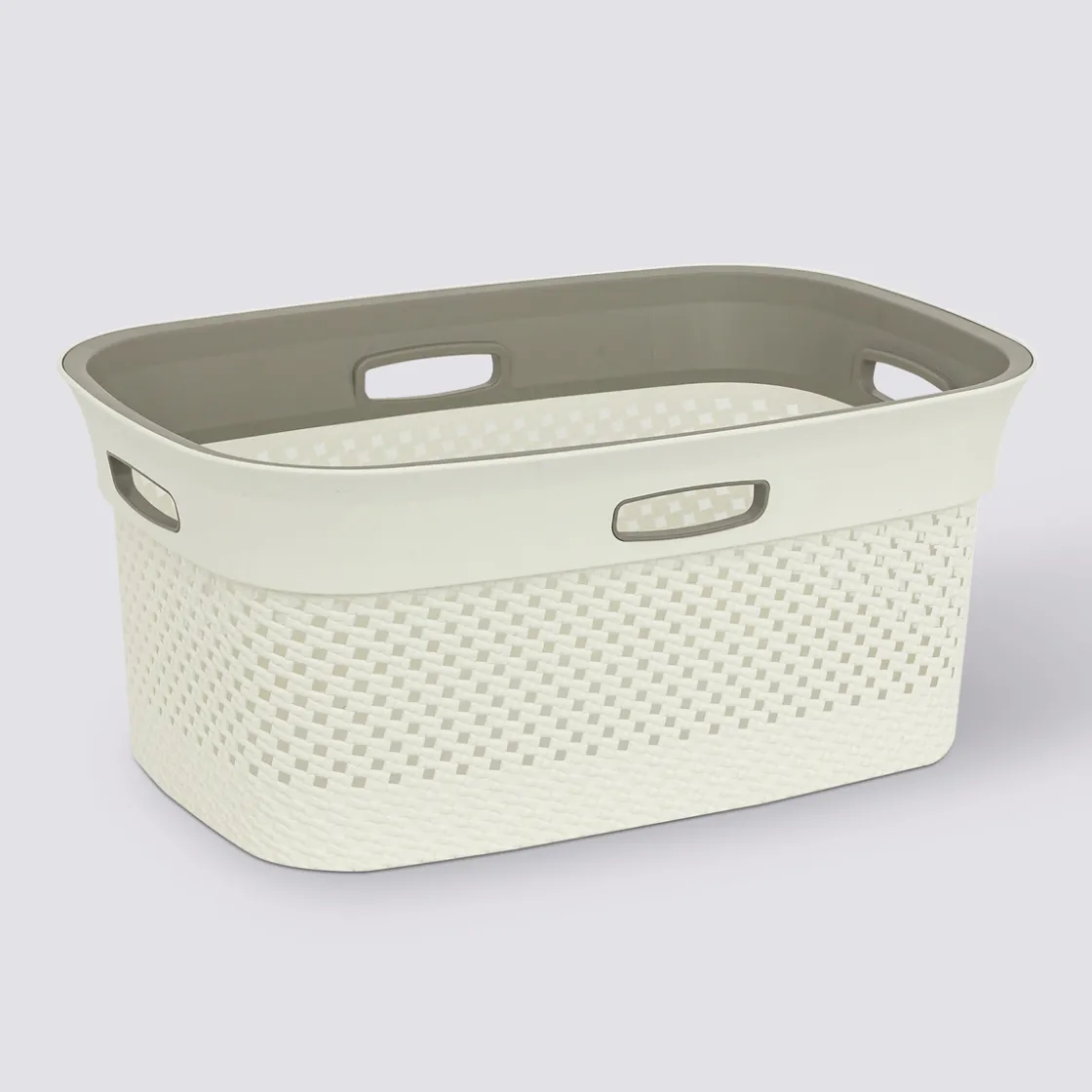 5five Panier à linge 45L, Lin