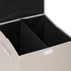 5five Panier à linge 74L, Lin