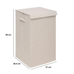 5five Panier à linge 74L, Lin